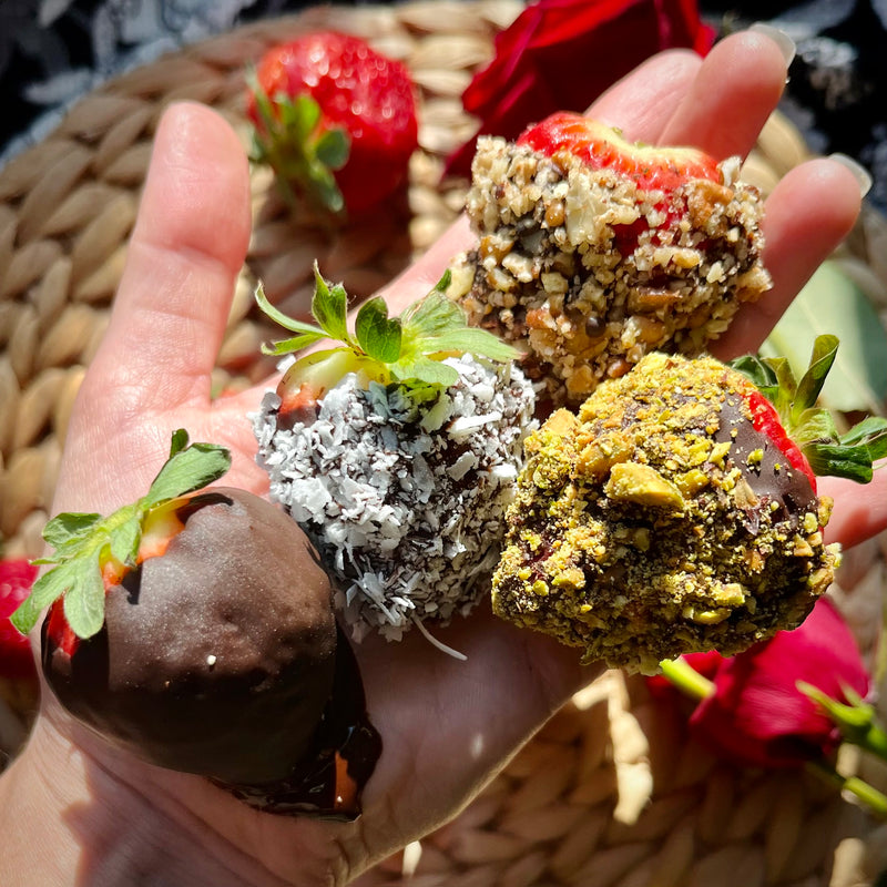 Fancy Chocolate-Covered Strawberries