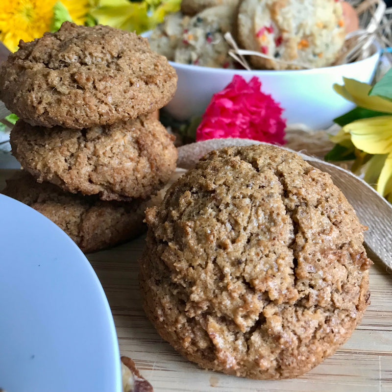 Maple Almond Butter Protein Cookies