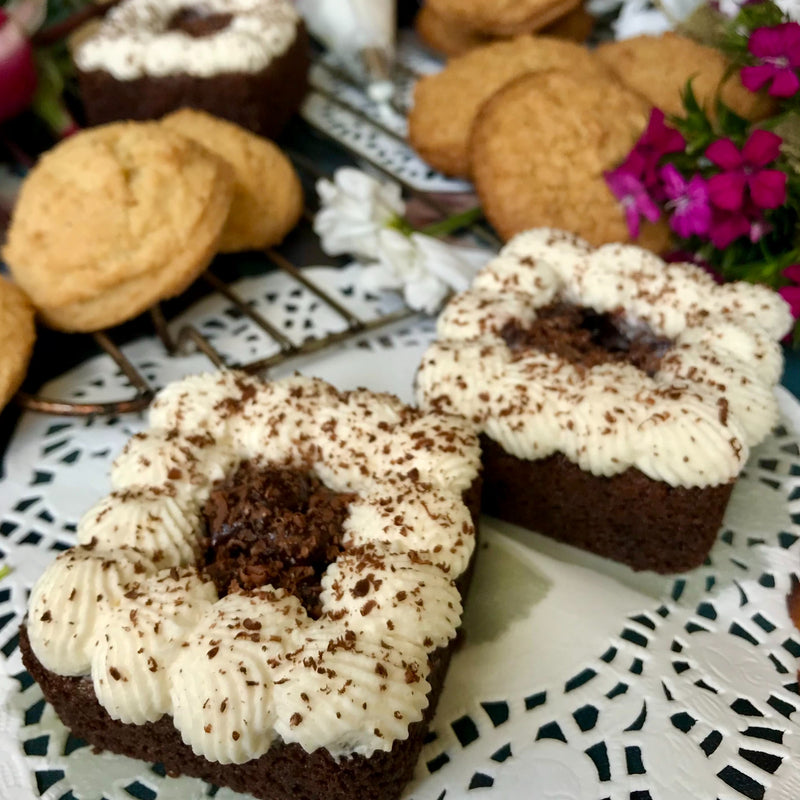Black Forest Almond Butter Brownies