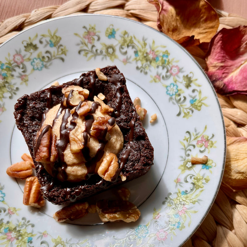 Mixed Nut Almond Butter Brownies